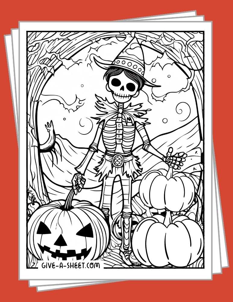 Printable halloween coloring pages free download.