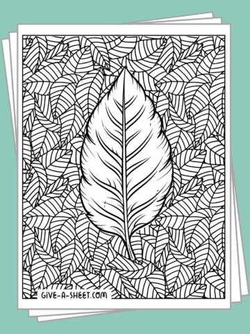 Free printable fall coloring pages.