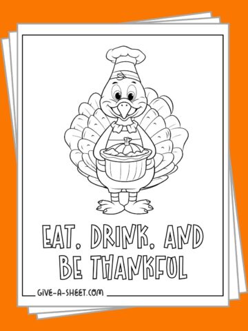 Free printable turkey coloring pages.