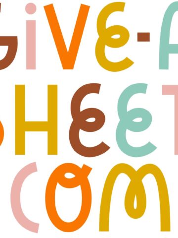 Give-A-Sheet.com logo.